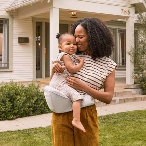 Porte bébé lift hip seat pearl grey Ergobaby