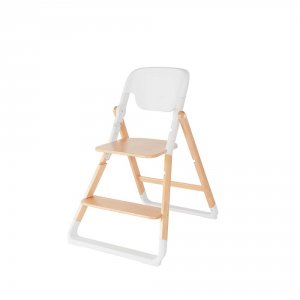 Pack chaise haute évolutive evolve + siège bébé bois naturel Ergobaby