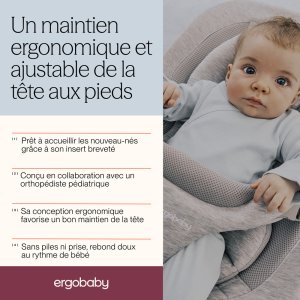 Transat bébé evolve gris anthracite Ergobaby