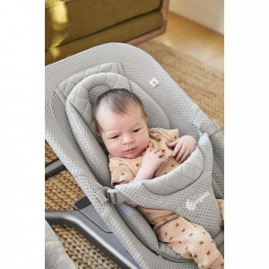 Transat bébé evolve en tissu mesh light grey Ergobaby