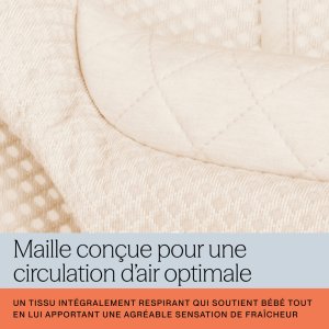 Transat bébé evolve en tissu mesh light grey Ergobaby