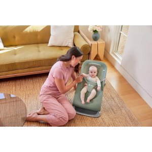Transat bébé evolve en tissu mesh vert sauge Ergobaby