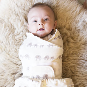 Couverture d'emmaillotage - eléphants Ergobaby