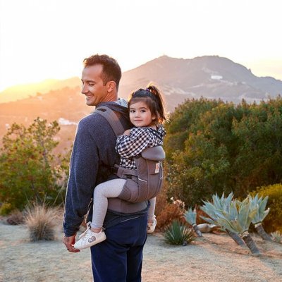 Porte bébé omni breeze gris anthracite