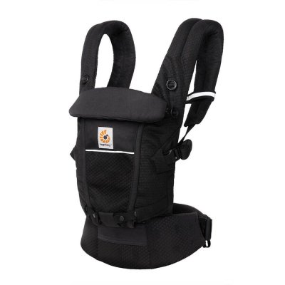 Porte-bébé adapt mesh softflex - noir onyx