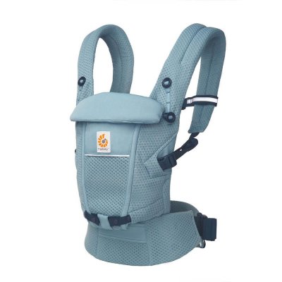 Porte-bébé adapt mesh softflex - bleu ardoise