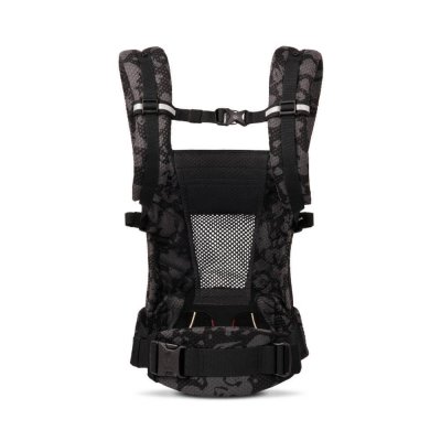 Porte-bébé adapt mesh softflex - fleurs noires