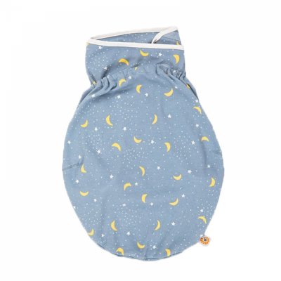 Couverture d'emmaillotage - bleu stellaire