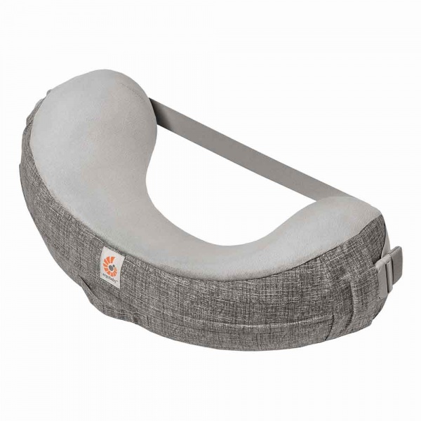 Coussin d'allaitement gris avec sangle Ergobaby