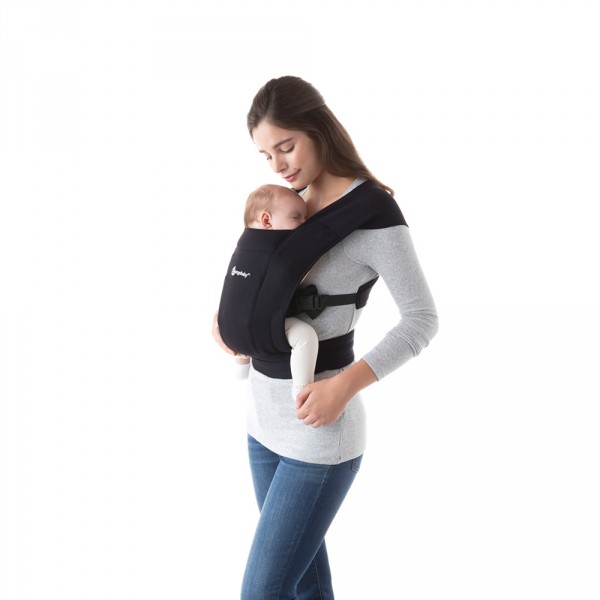 Porte-bébé embrace noir intense Ergobaby