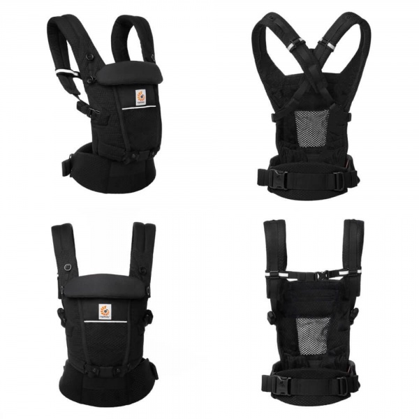 Porte-bébé adapt mesh softflex - noir onyx Ergobaby