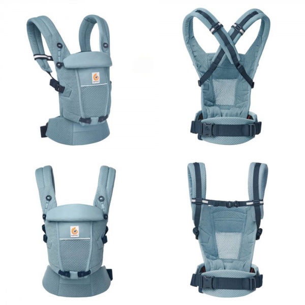Porte-bébé adapt mesh softflex - bleu ardoise Ergobaby