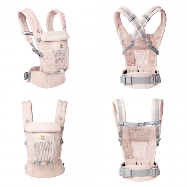 Porte-bébé adapt mesh softflex - rose quartz Ergobaby