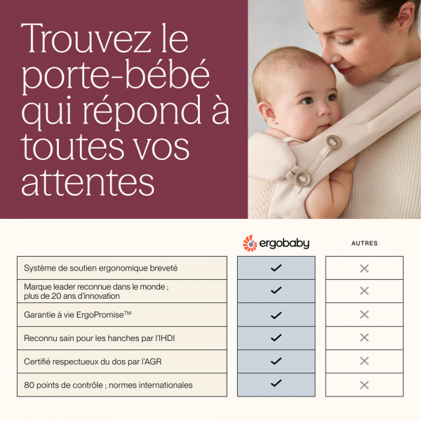 Porte-bébé adapt mesh softflex - natural beige Ergobaby