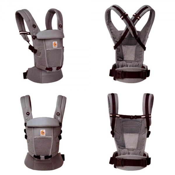 Porte-bébé adapt mesh softflex - gris anthracite Ergobaby