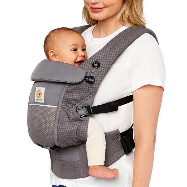 Porte-bébé adapt mesh softflex - gris anthracite Ergobaby