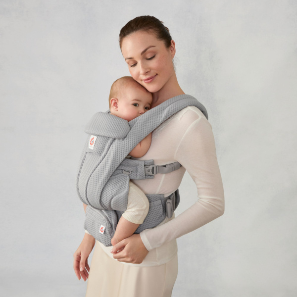 Porte bébé omni deluxe pearl grey mesh Ergobaby