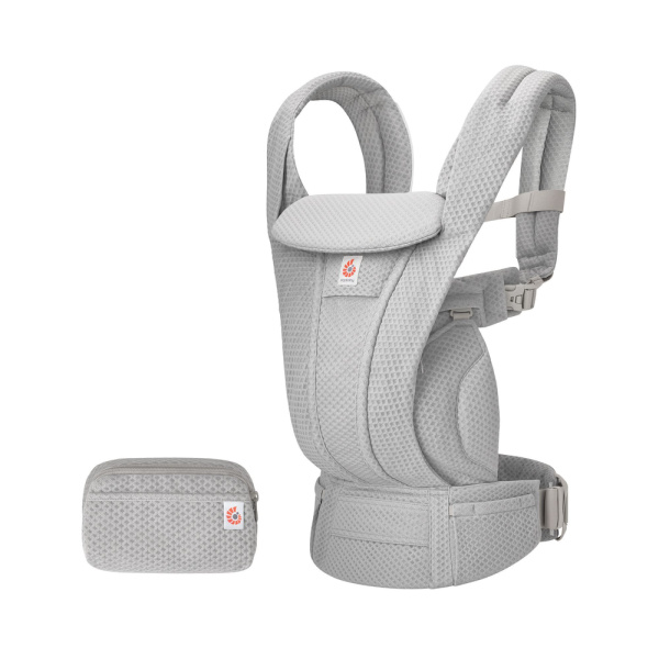 Porte bébé omni deluxe pearl grey mesh Ergobaby