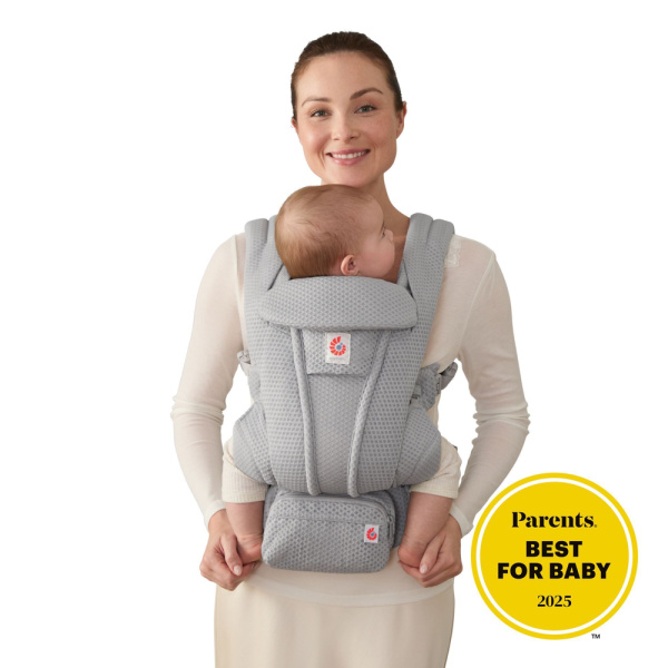 Porte bébé omni deluxe pearl grey mesh Ergobaby