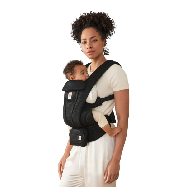 Porte bébé omni deluxe onyx black mesh Ergobaby