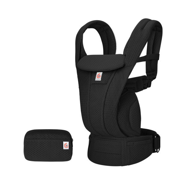 Porte bébé omni deluxe onyx black mesh Ergobaby