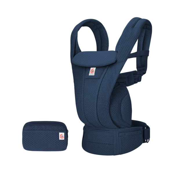 Porte bébé omni deluxe midnight blue mesh Ergobaby