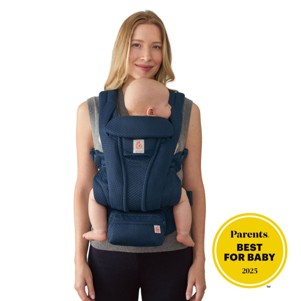 Porte bébé omni deluxe midnight blue mesh Ergobaby