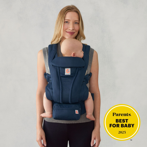 Porte bébé omni deluxe midnight blue mesh Ergobaby