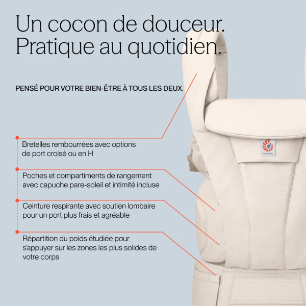 Porte bébé omni deluxe onyx black Ergobaby