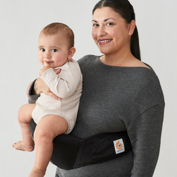 Porte bébé lift hip seat pearl grey Ergobaby