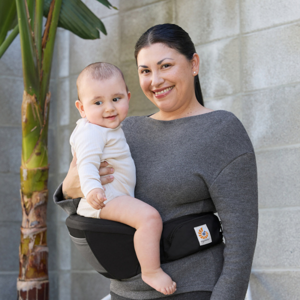 Porte bébé lift hip seat pearl grey Ergobaby