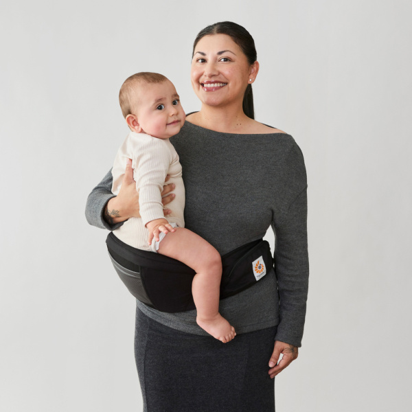 Porte bébé lift hip seat pearl grey Ergobaby
