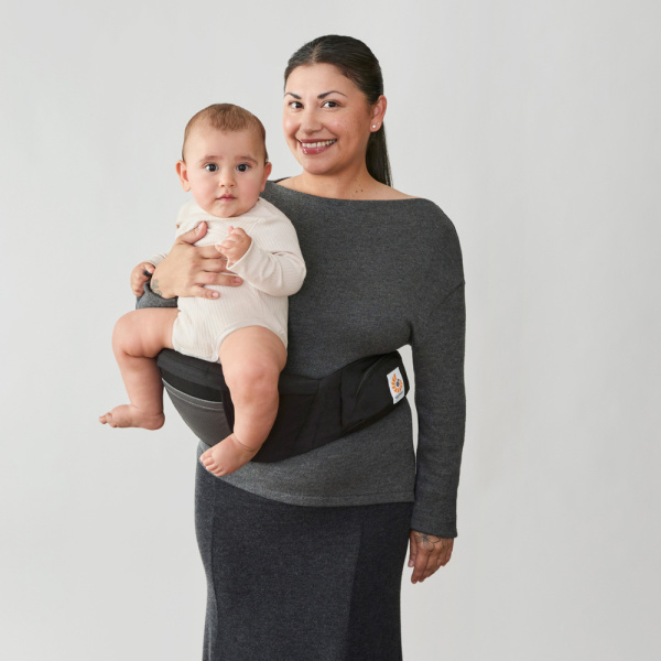 Porte bébé lift hip seat pearl grey Ergobaby