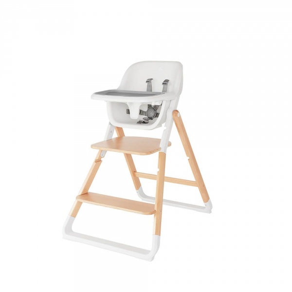 Pack chaise haute évolutive evolve + siège bébé bois naturel Ergobaby
