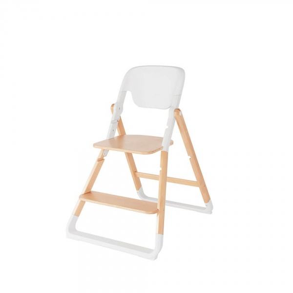 Pack chaise haute évolutive evolve + siège bébé bois naturel Ergobaby