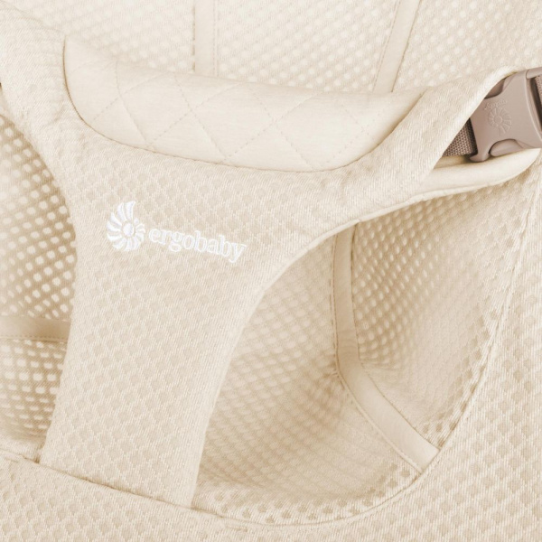 Transat bébé evolve en tissu mesh crème Ergobaby