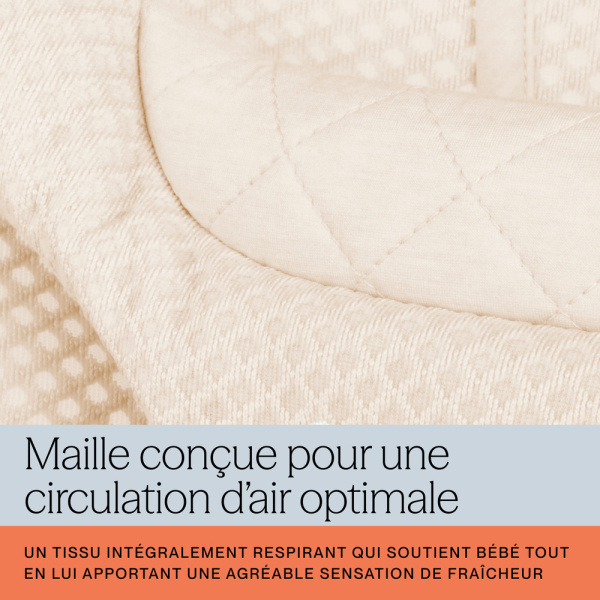 Transat bébé evolve en tissu mesh vert sauge Ergobaby
