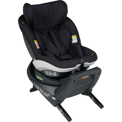 MOKKI Siège auto pivotant Isofix 0/36 kg Groupe 0123 Gris