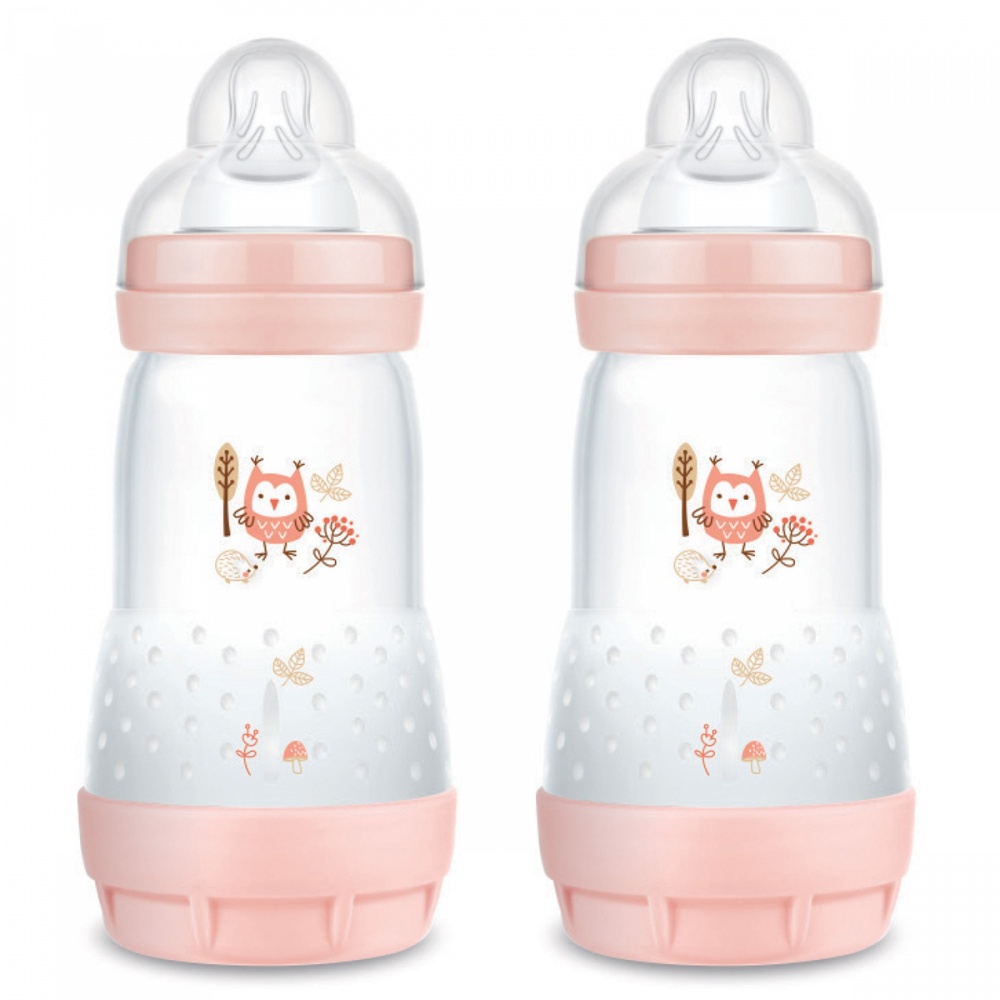 Lot de 2 biberons easy start anti-colique 260ml de Mam au meilleur prix sur  allobébé