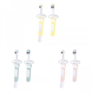 Les imparfaits - kit brosses à dents d'apprentissage + brosse premières dents Mam