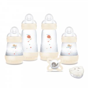 Les imparfaits - coffret biberons naissance anti-colique rosé Mam