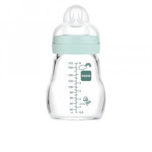Biberon verre 170 ml aqua Mam