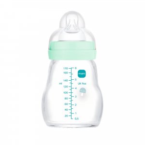 Biberon verre 170 ml aqua Mam