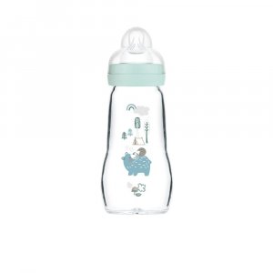 Biberon verre 260 ml aqua Mam