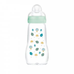 Biberon verre 260 ml aqua Mam