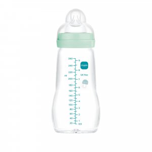 Biberon verre 260 ml aqua Mam