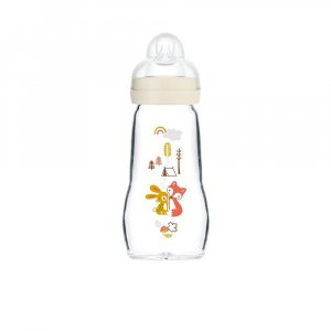 Biberon verre 260 ml lin Mam