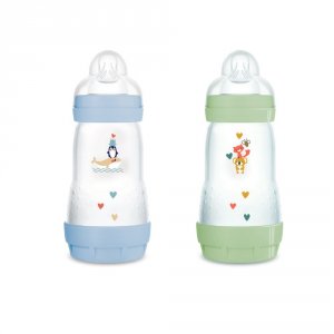 MAM Easy Start bouteille 160 ml 3 Pack-rose bébé alimentation lait Entièrement neuf sous emballage