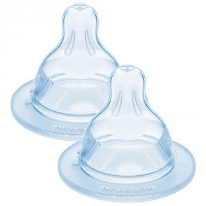 Lot de 2 tétines silicone debit 0 Mam