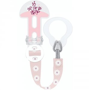 Attache sucette décor coloris aléatoire Mam